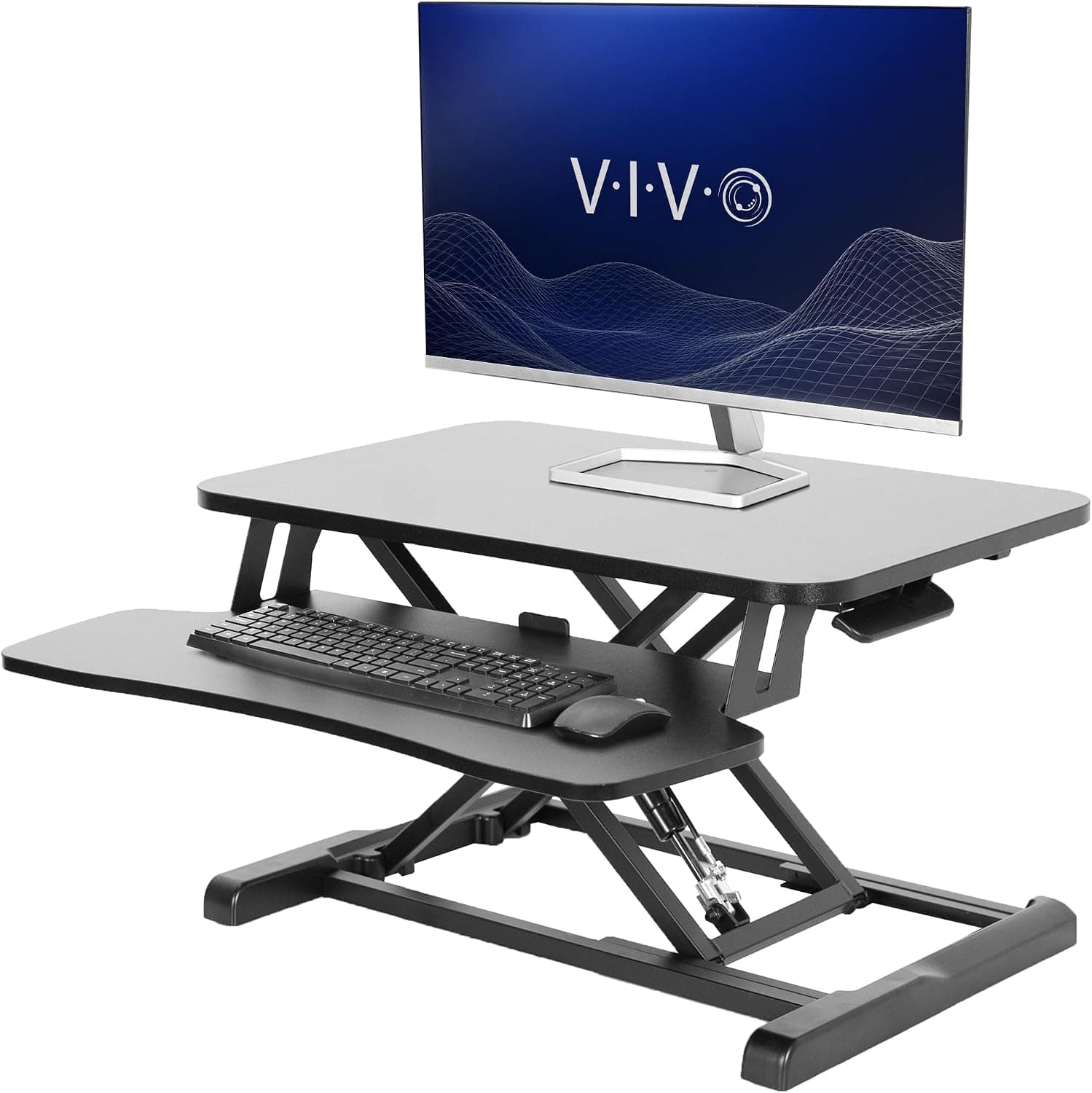 VIVO Height Adjustable Standing Desk Riser