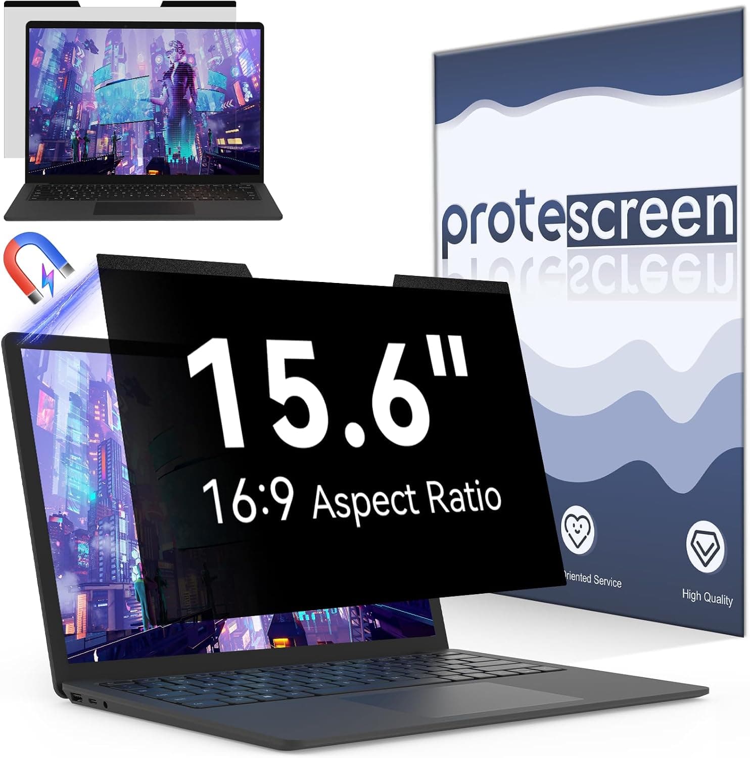 Magnetic Privacy Screen 15.6-inch