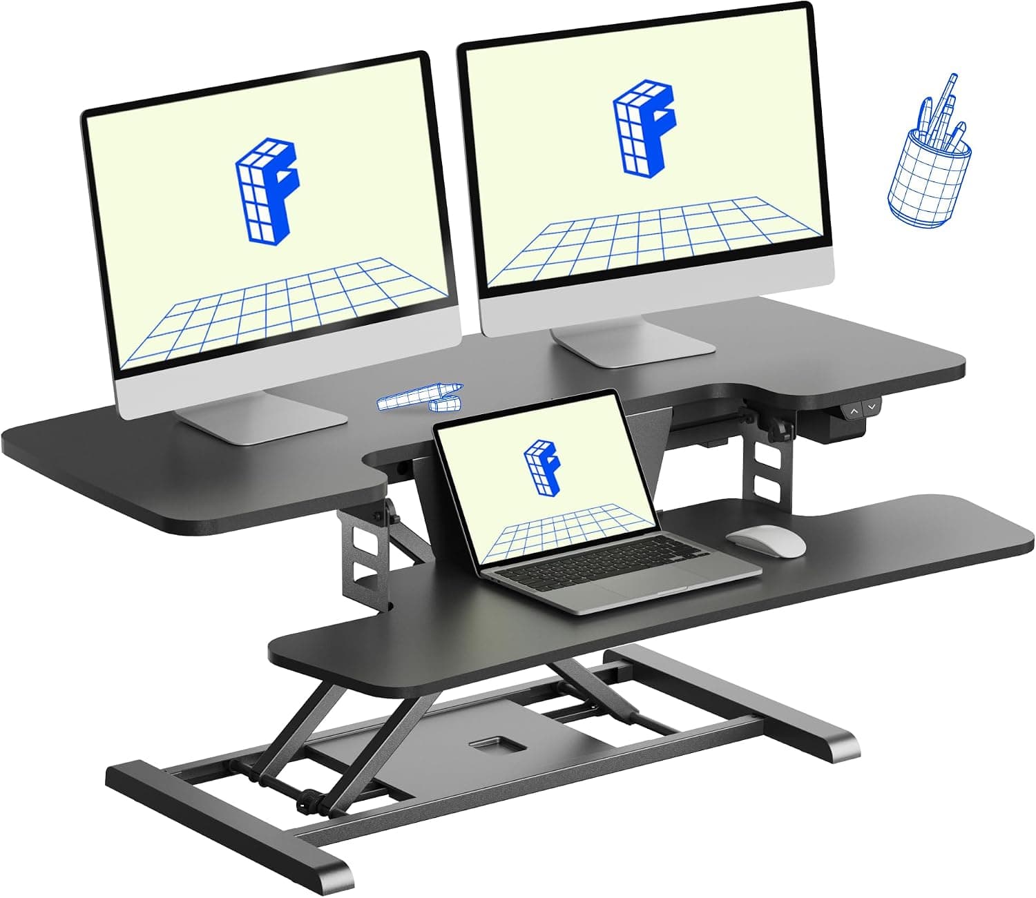 FlexiSpot Electric Standing Desk Converter
