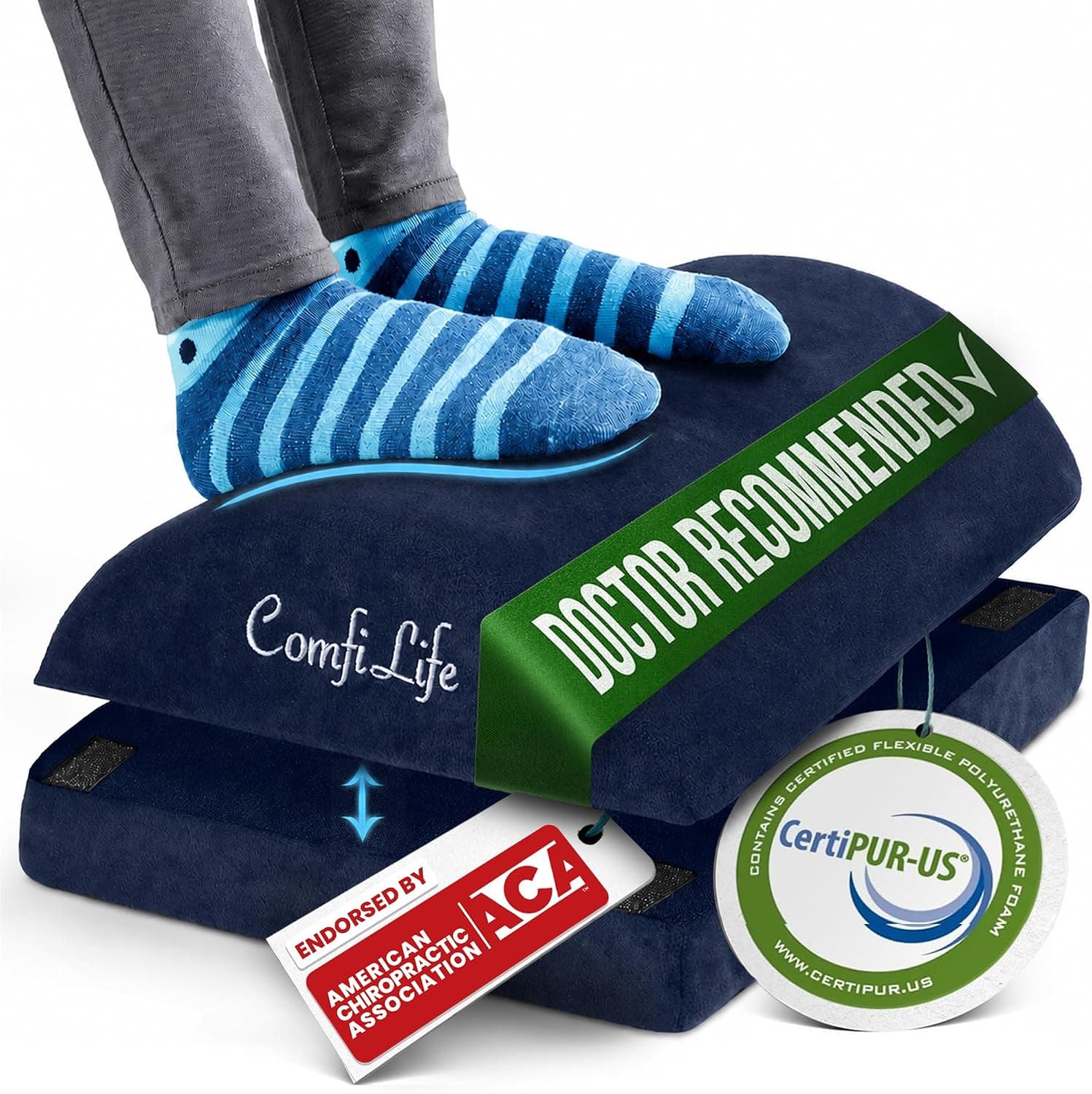 ComfiLife Foot Rest with Adjustable Height