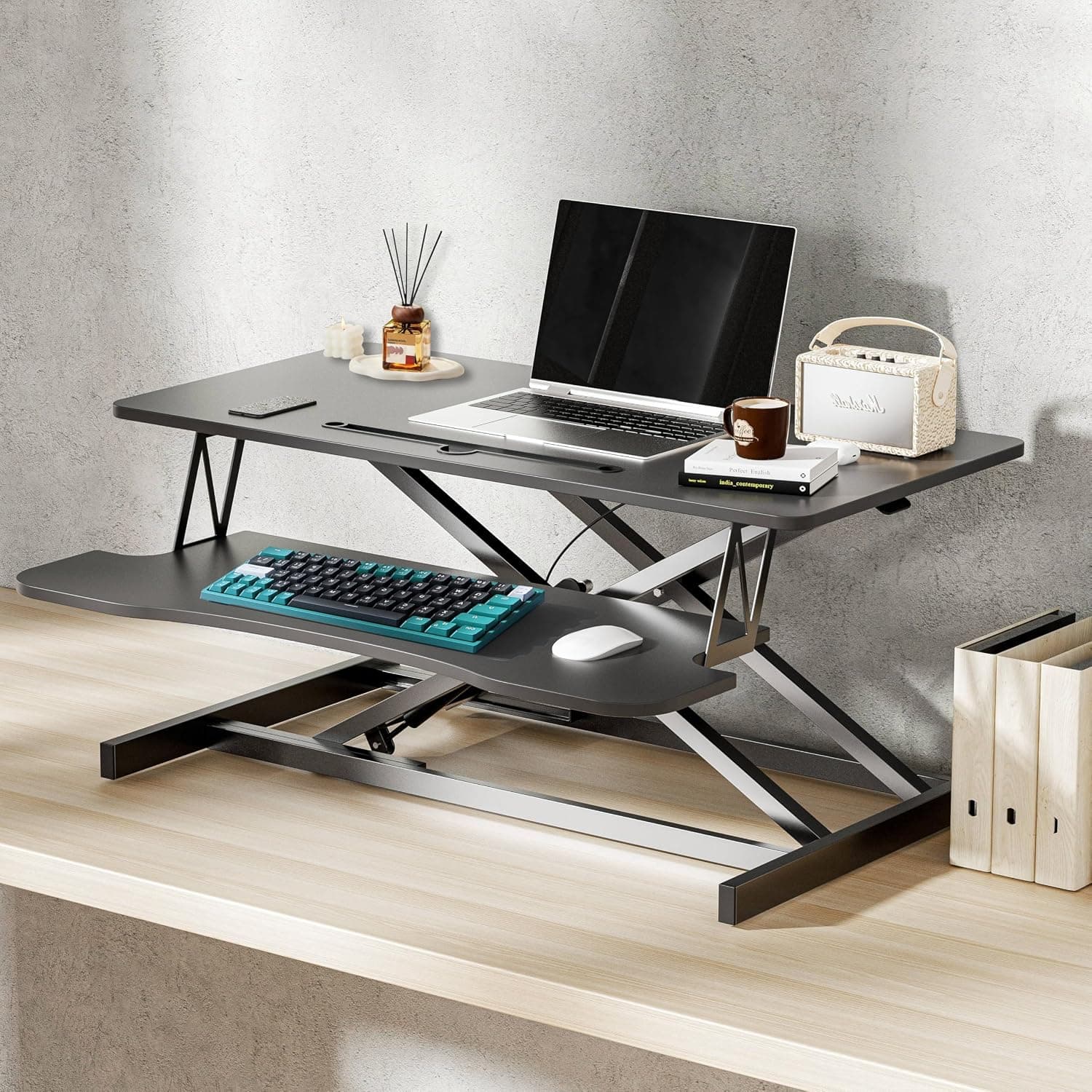 AQQHSAIN 36-Inch Standing Desk Converter