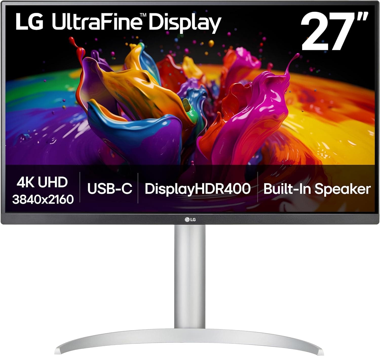 LG 27UP850K-W 27″ 4K USB-C Monitor